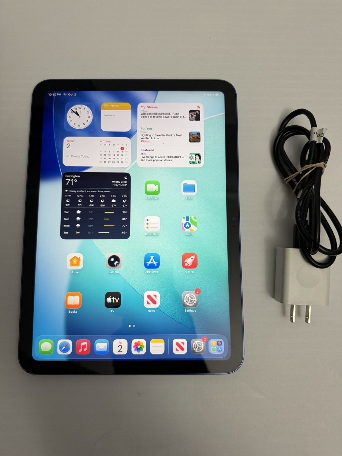 Apple iPad A16 (11th Gen, 2025), 128GB, Wi-Fi, 10.9 in, Blue