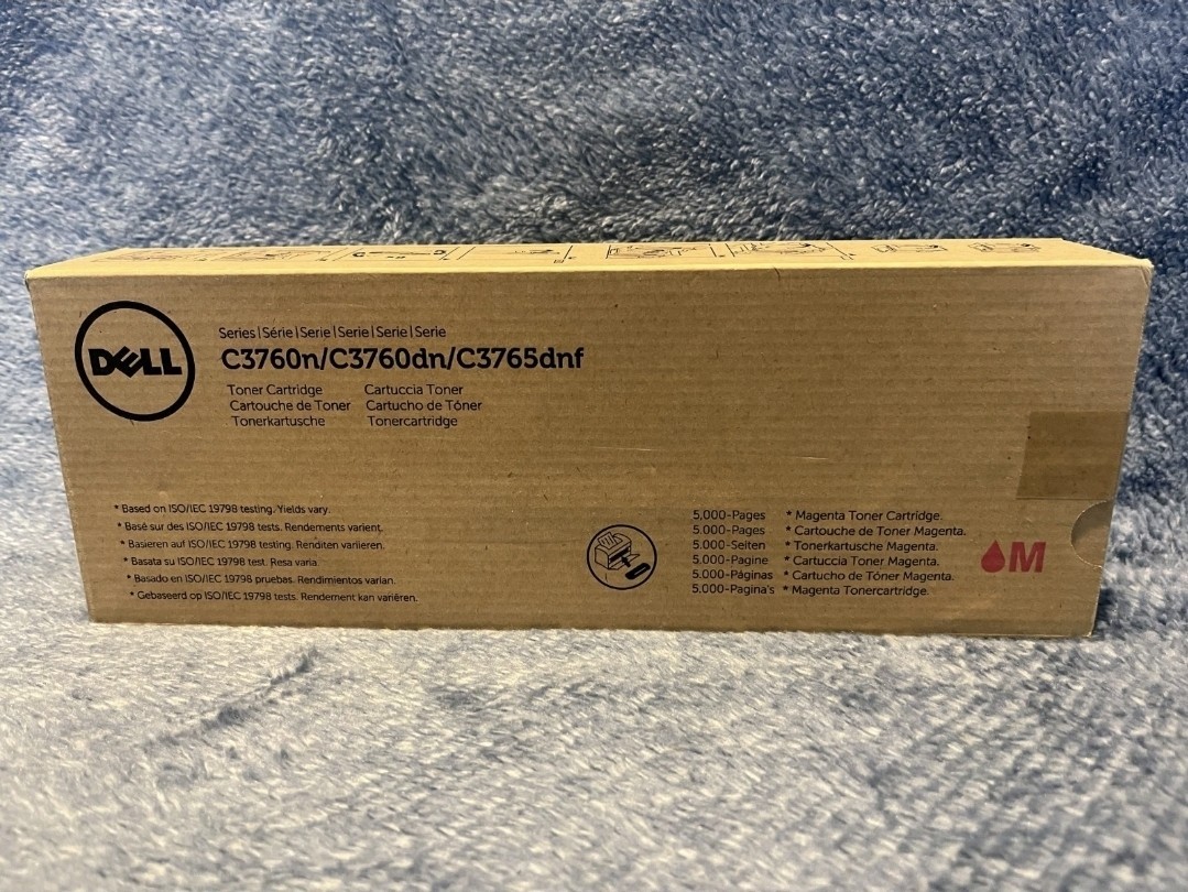 Dell Magenta High Yield Toner Cartridge C3760n/C3760dn/C3765dnf OEM 8JHXC