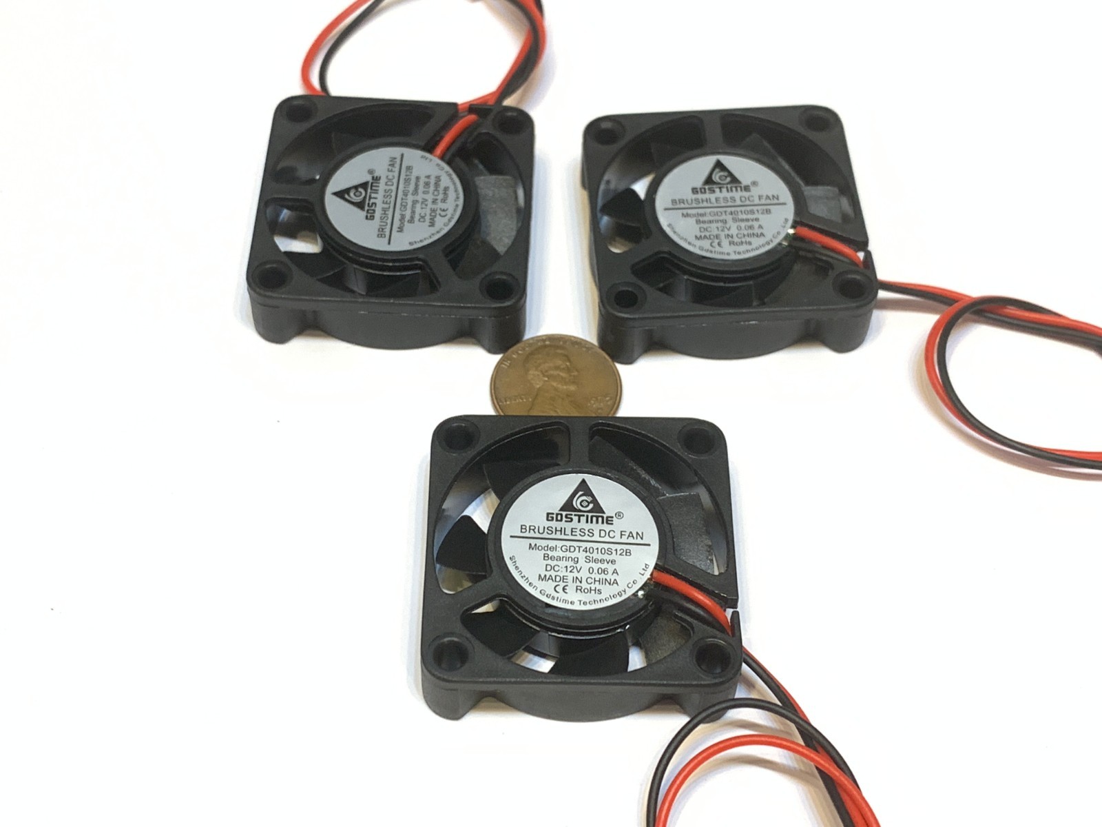 3 Pieces BXR Brand cooling 4cm 40mm 12v fan Exhaust Fan 4010s Gdstime B27