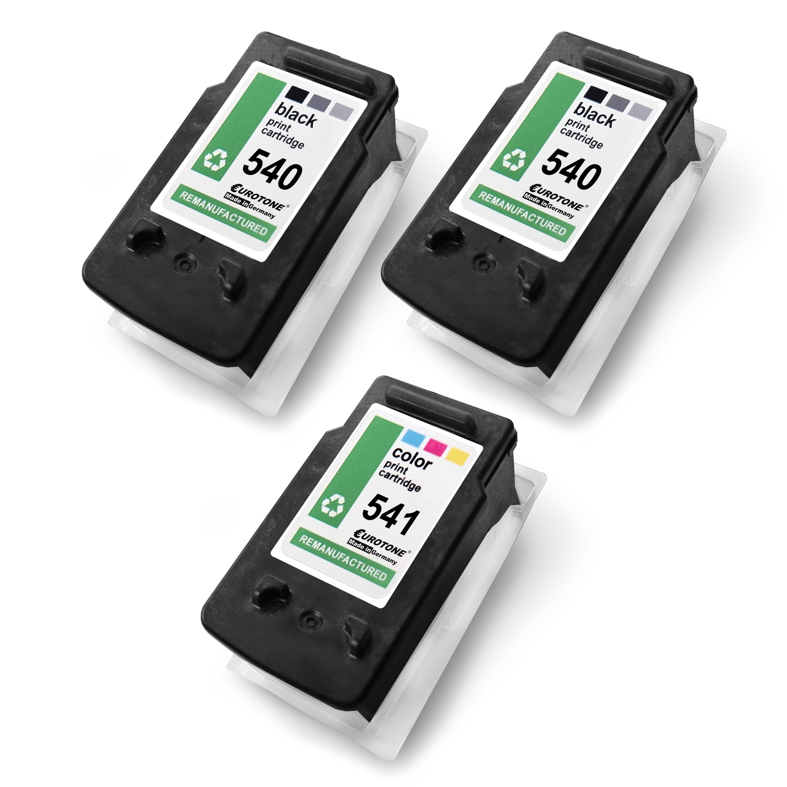 3x eco cartridge 2+1 for Canon Pixma MX-525 MX-475 MX-375 MX-535 MG-3650-red