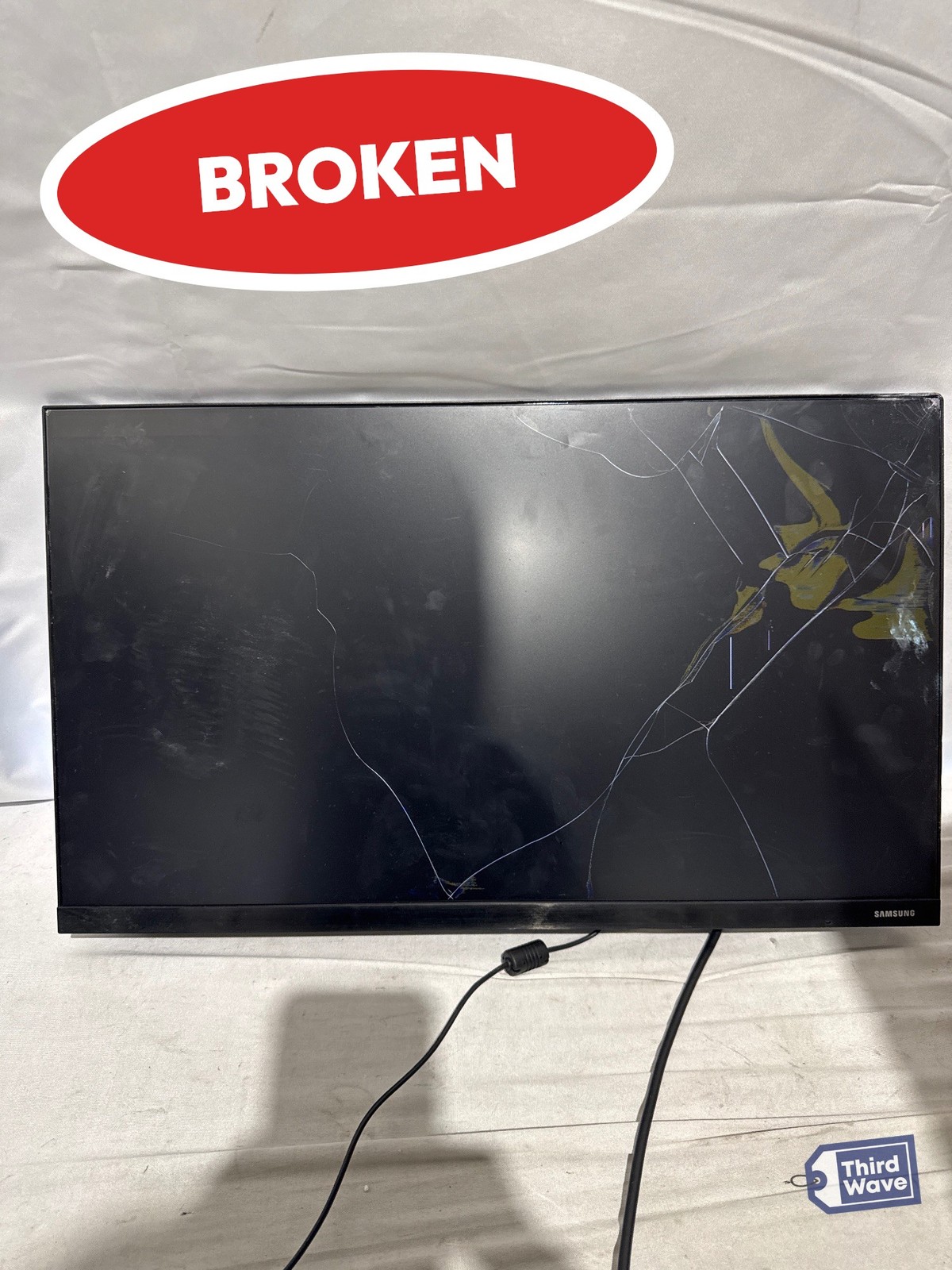 (BROKEN) Samsung T350 Series 24in IPS Monitor FHD 1080p 75Hz Blue Gray