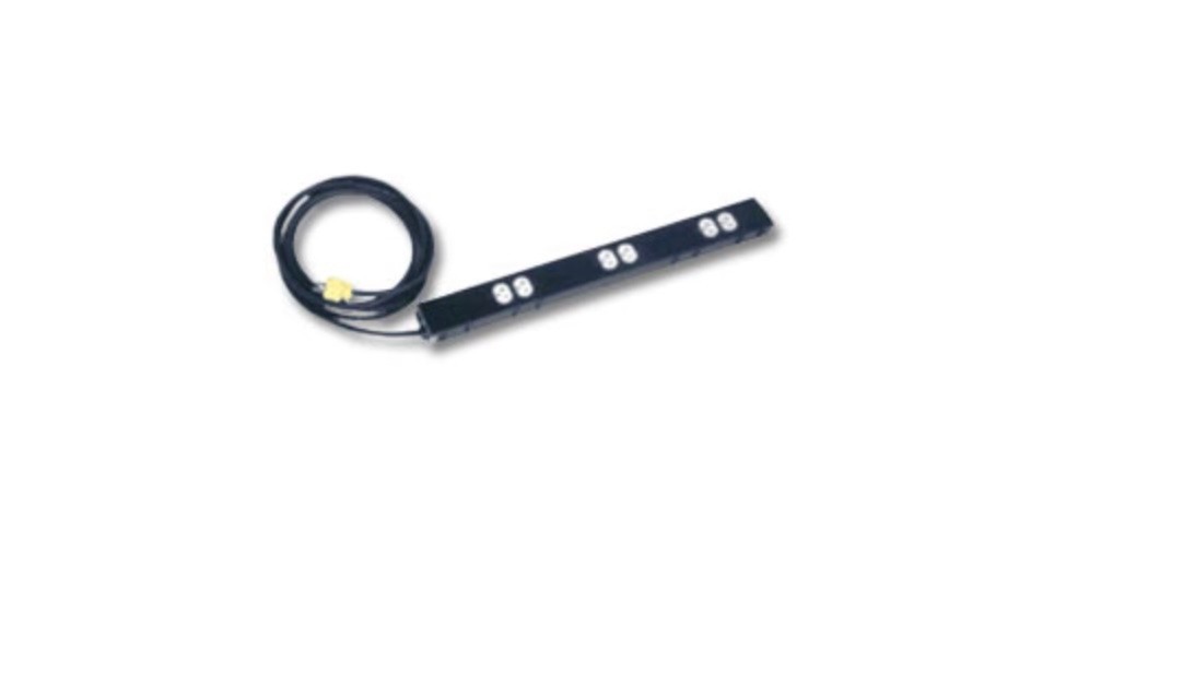 New Middle Atlantic PD-615C-NS 6 Outlet Relocatable 15A Power Tap Strip