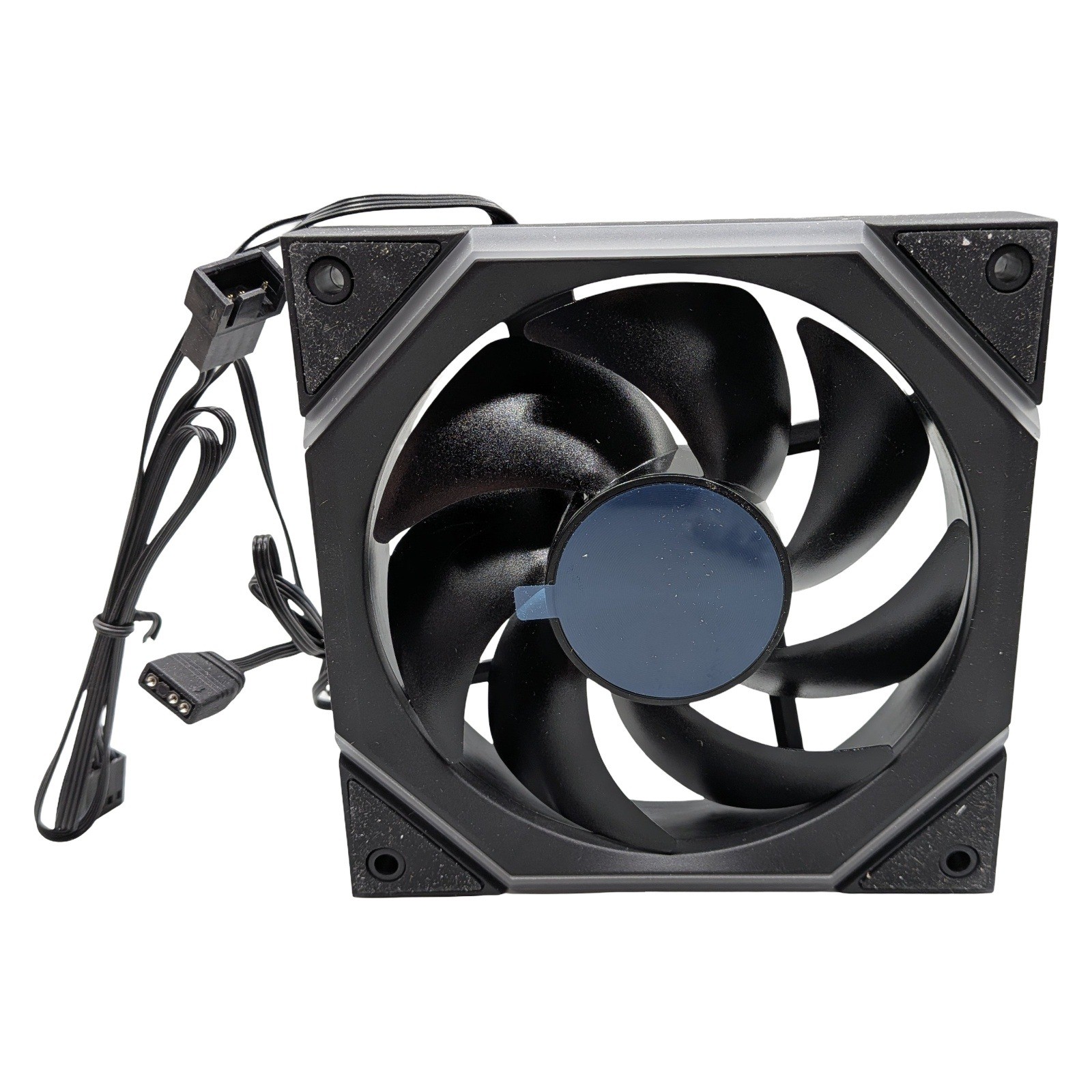 Asiahorse Nyota A12 120mm PC Case Fan Black 800-2000 RPM 4-Pin PWM 3-Pin ARGB
