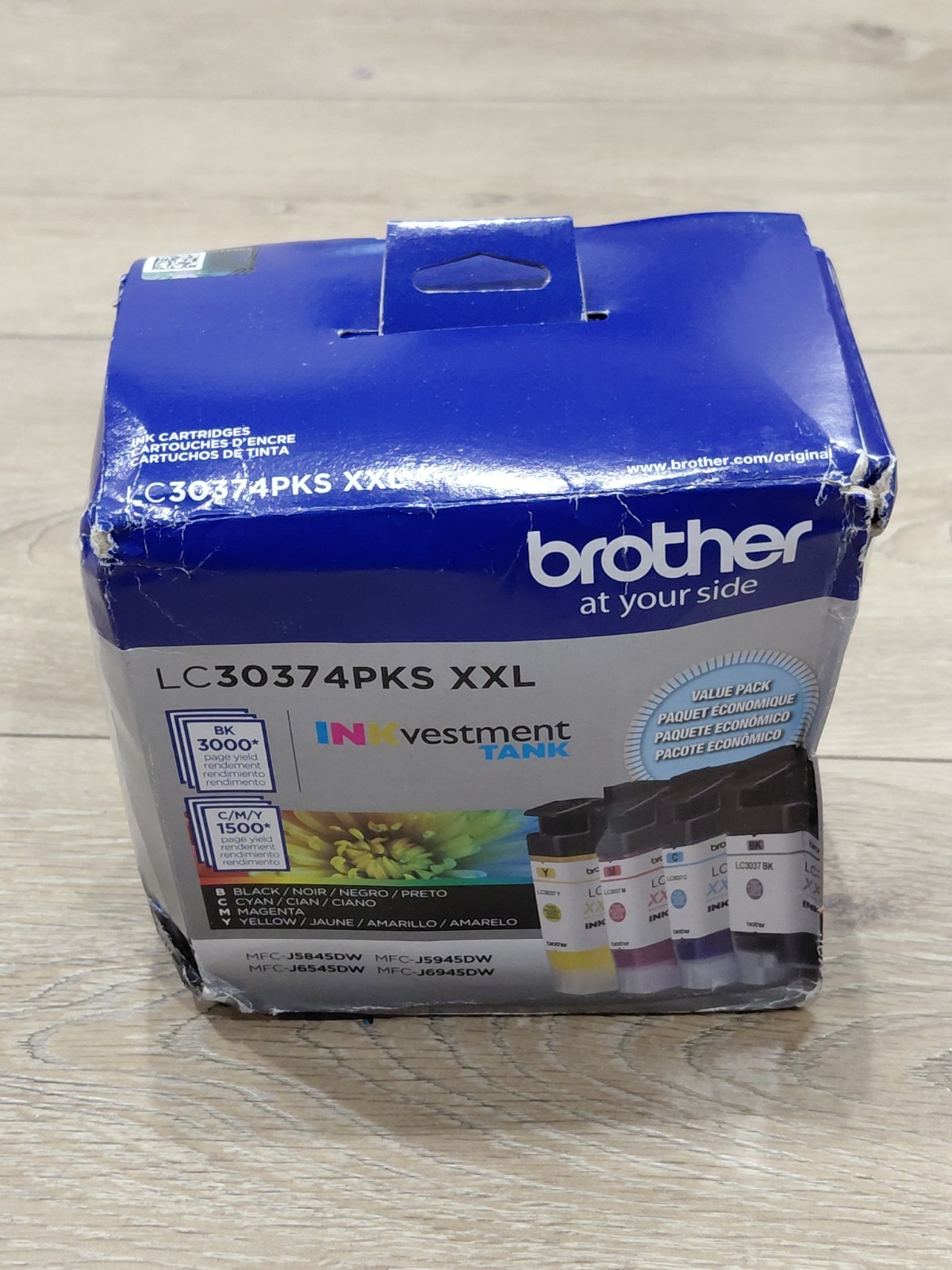 Genuine Brother LC3037 4PKS XXL LC-3037 4PKS XXL INKvestment Ink Tank 07/28
