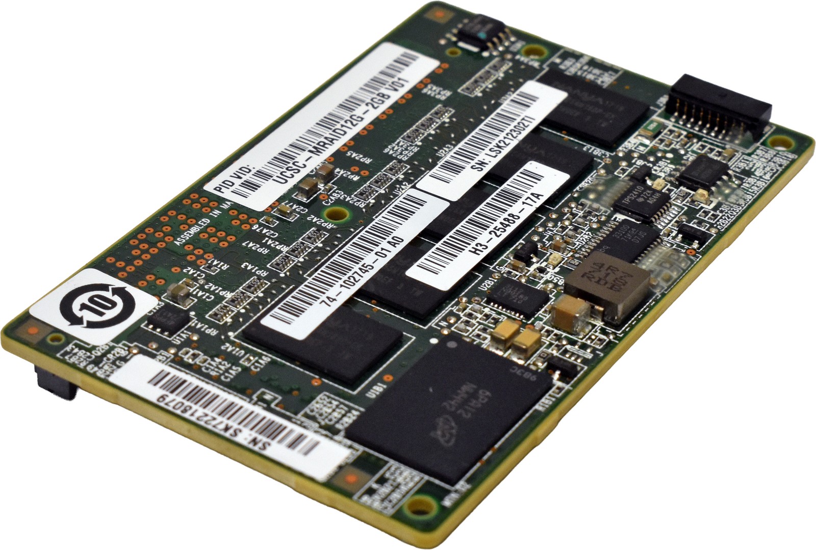 Cisco UCSC-MRAID12G-2GB 74-102745-01 H3-25488-17A 2GB RAID Control. Cache Mod...