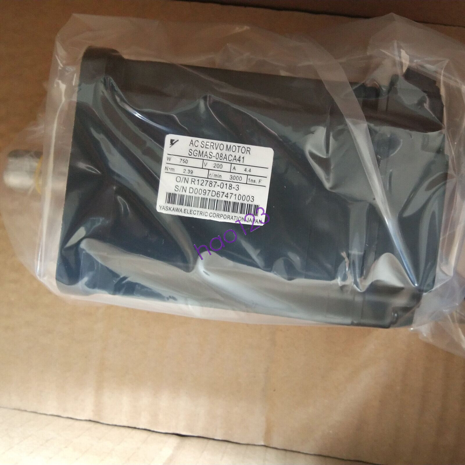 1pc new Yaskawa SGMAS-08ACA41 servo motor in box  DHL/FedEx