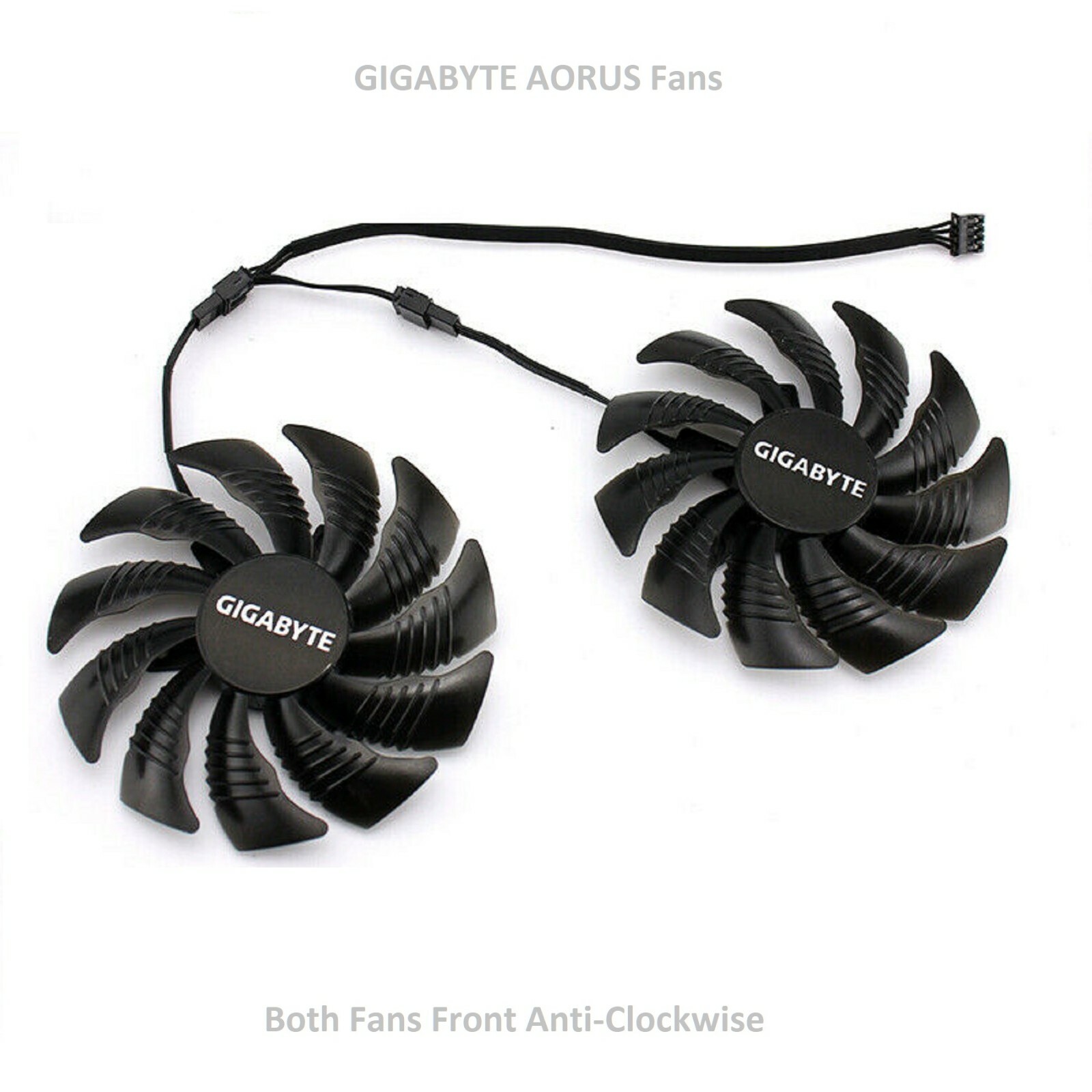 87mm GIGABYTE GTX 1050 1060 1070 1080 Ti Windforce Dual Fan PLD09210S12HH