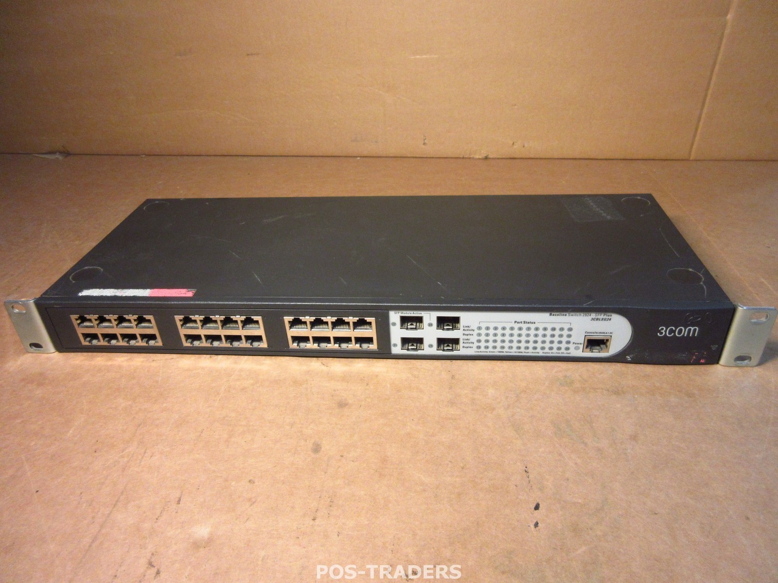 3COM 3CBLSG24 2924 SFP Plus 24-Port Baseline Gigabit 4x SFP Ethernet Network