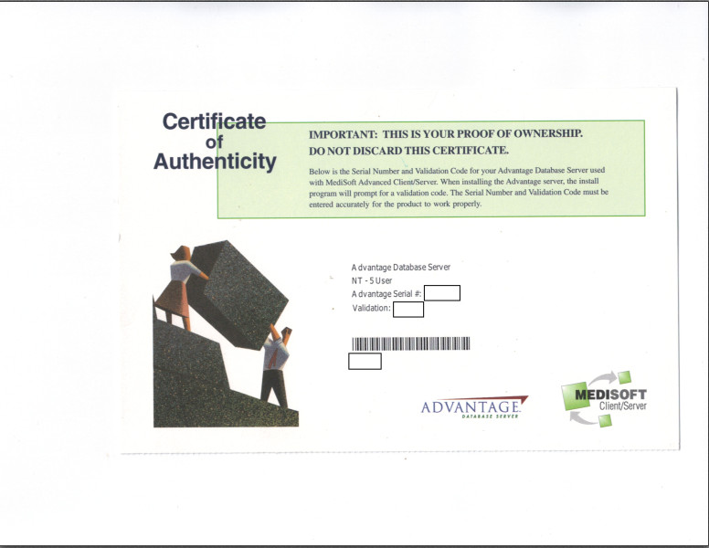 Medisoft Advantage License   1-User