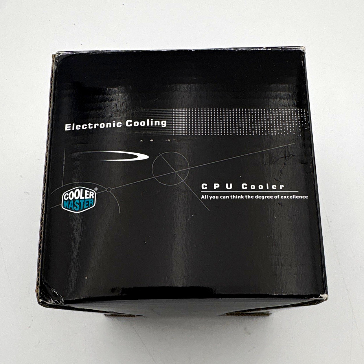 Cooler Master CPU Fan Heatsink Aluminum Cooler Black/Silver Boxed