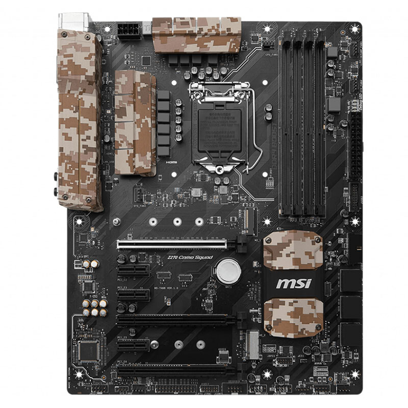 For MSI Z270 CAMO SQUAD Motherboard LGA1151 DDR4 ATX Mainboard