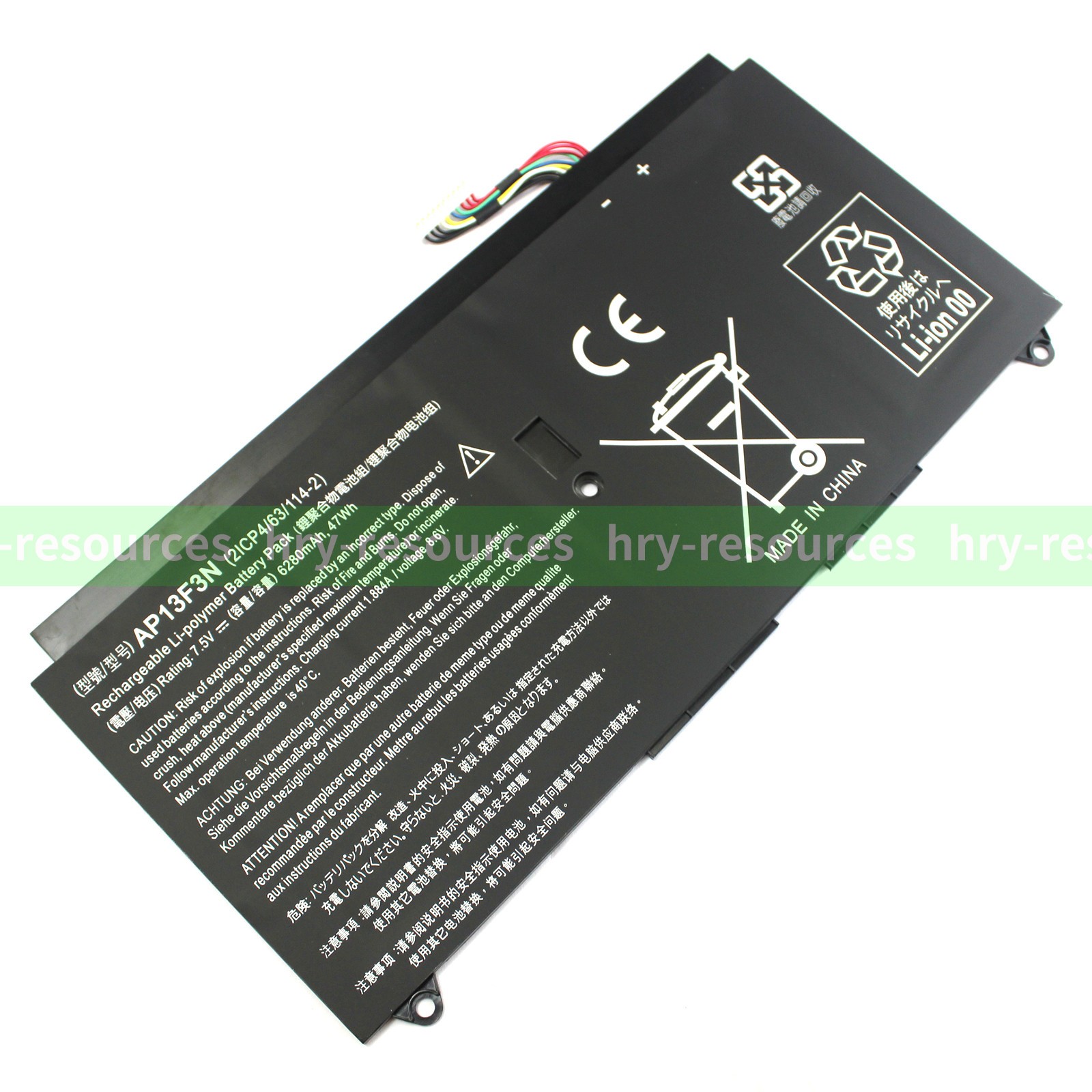 New AP13F3N Laptop Battery for Acer Aspire S7-392 S7-392-6832 S7-393 Ultrabook