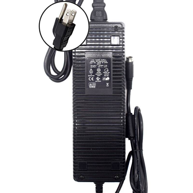 4-Pin Genuine Ault PW135RA2400F03 AC Adapter Power Supply Charger 22V 4A
