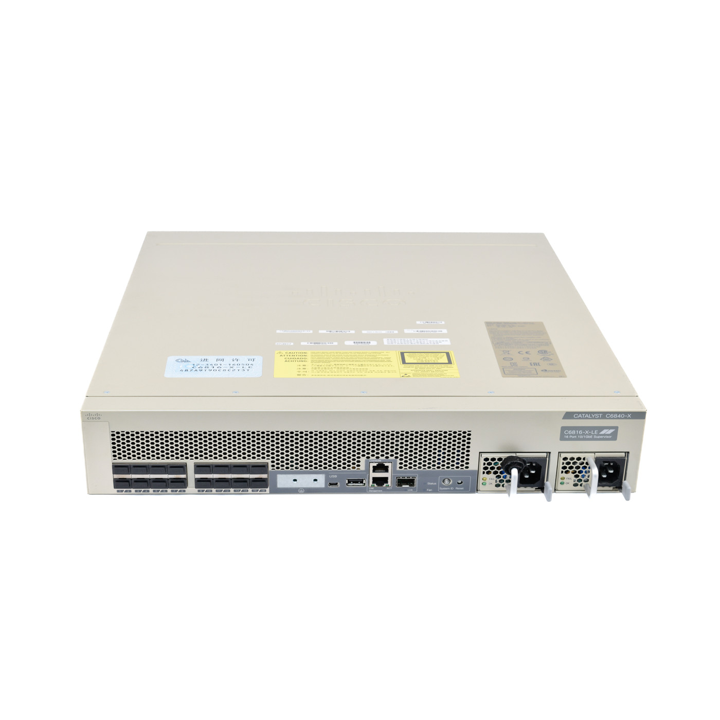 Cisco C6816-X-LE 16-Port GbE SFP+ Catalyst Switch