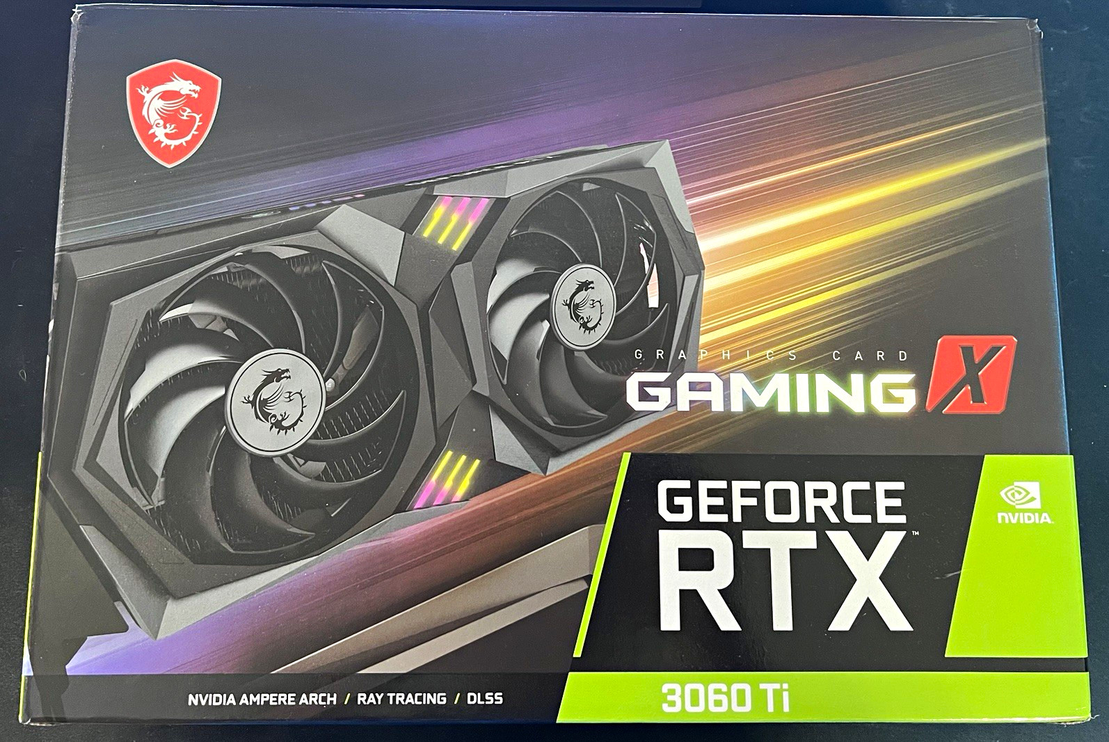 MSI Gaming X NVIDIA GeForce RTX 3060 Ti Ampere Ray Tracing DLSS 8GB DP HDMI