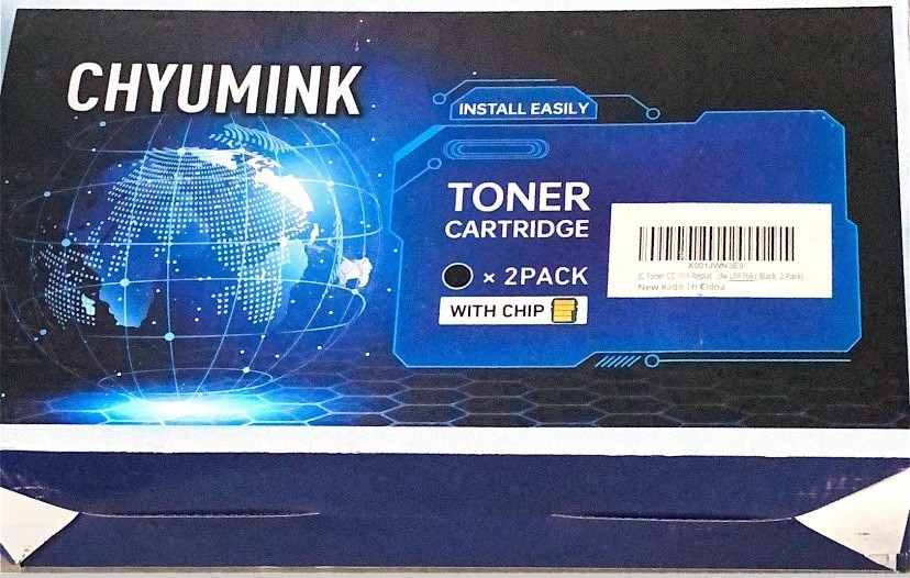 CHYUMINK Toner Cartridge Black 2 Pack CC530A Compatible for HP LaserJet CP2025 M