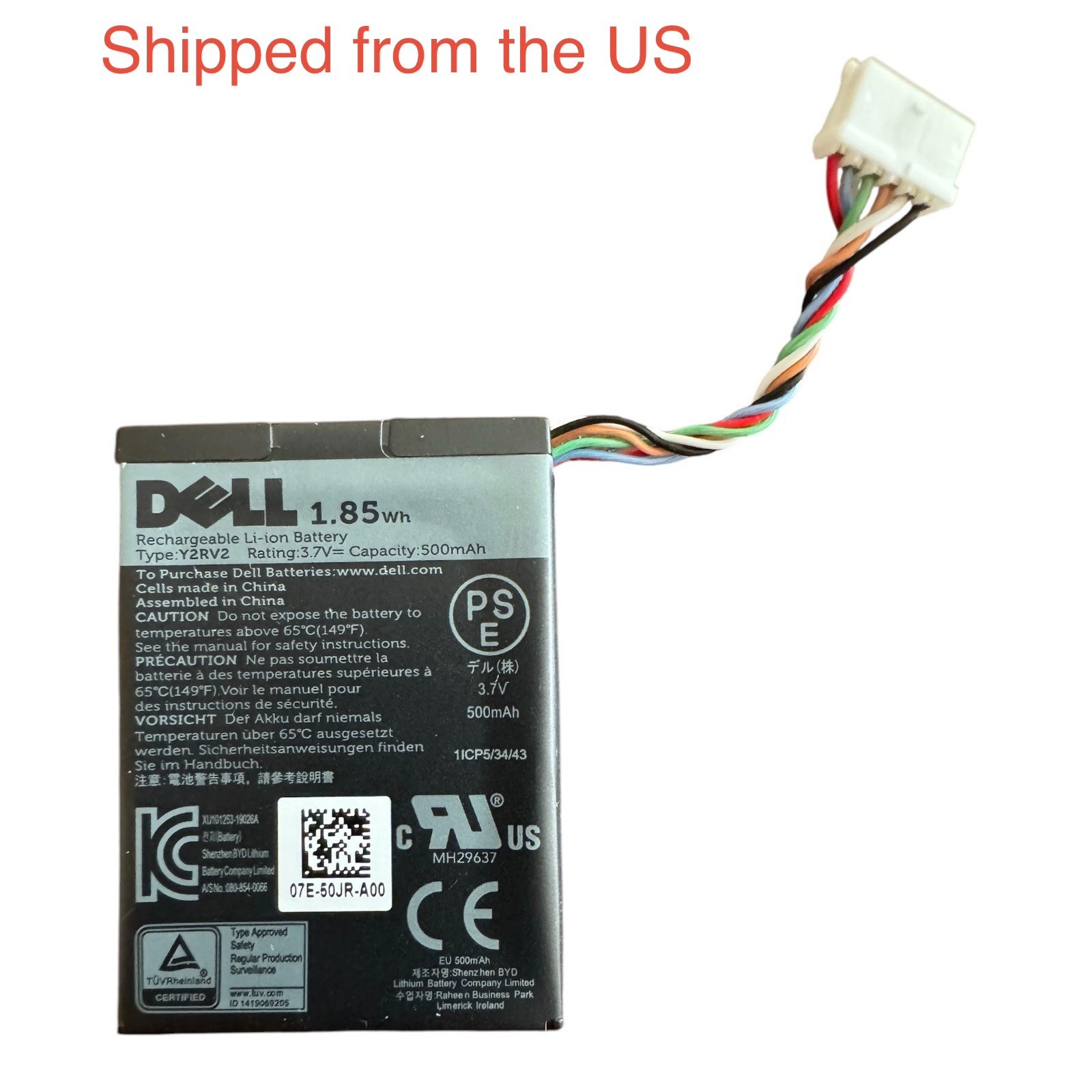 Genuine Dell HWGYR Y2RV2 Battery for PERC H755 H740 H740P H840 PCIE RAID CARD