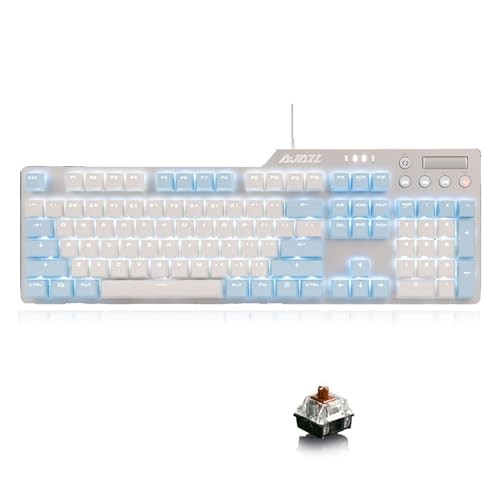 AK35i Mechanical Keyboard - Beautiful Wired Gaming Keyboard with White Backlight