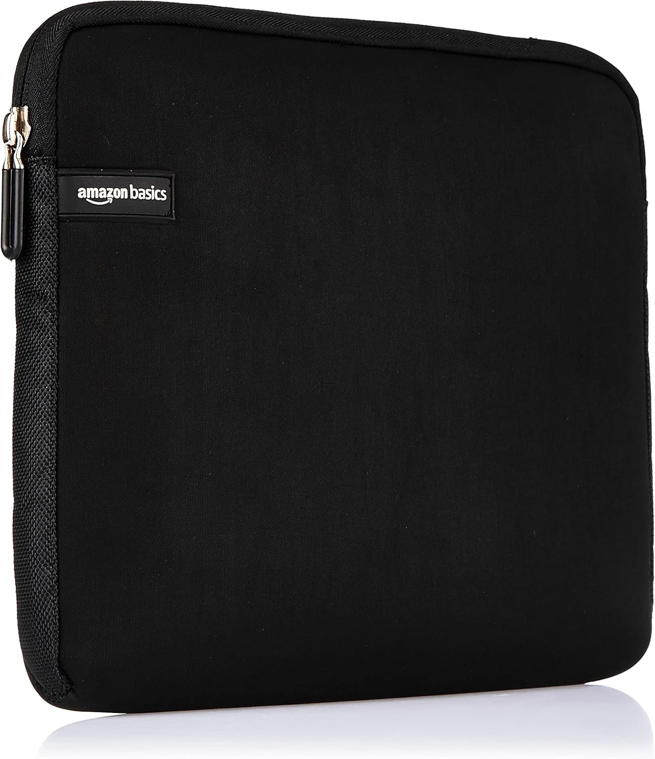 Amazon Basics 11.6 inch Laptop Sleeve, Protective Zippered Case - Black