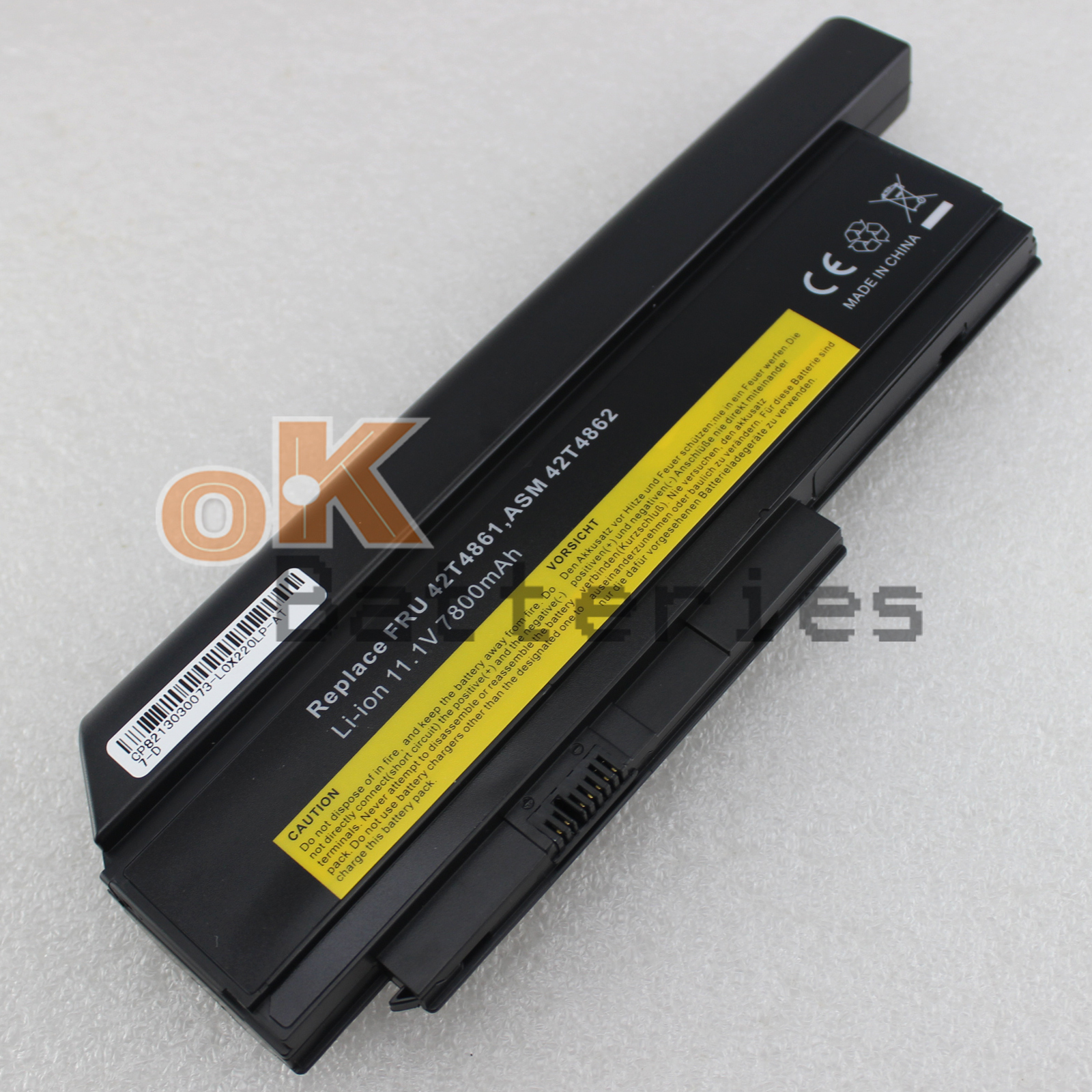 9 Cell Battery fit Lenovo ThinkPad X220 X220i 0A36282 42T4861 42T4862 42T4865