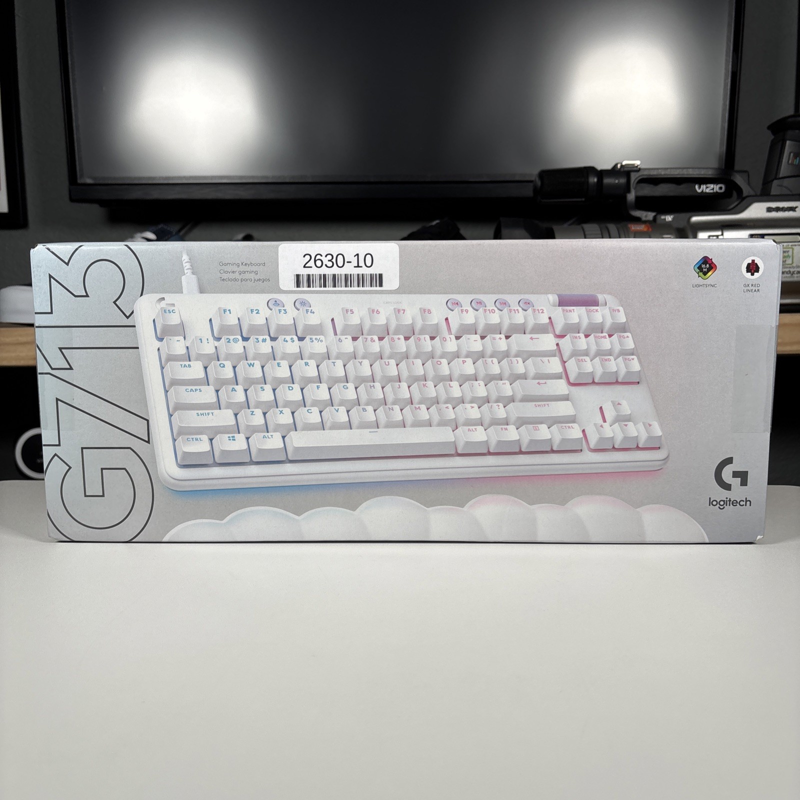 Logitech G713 TKL Aurora Collection Mechanical Gaming Keyboard White *NEW*