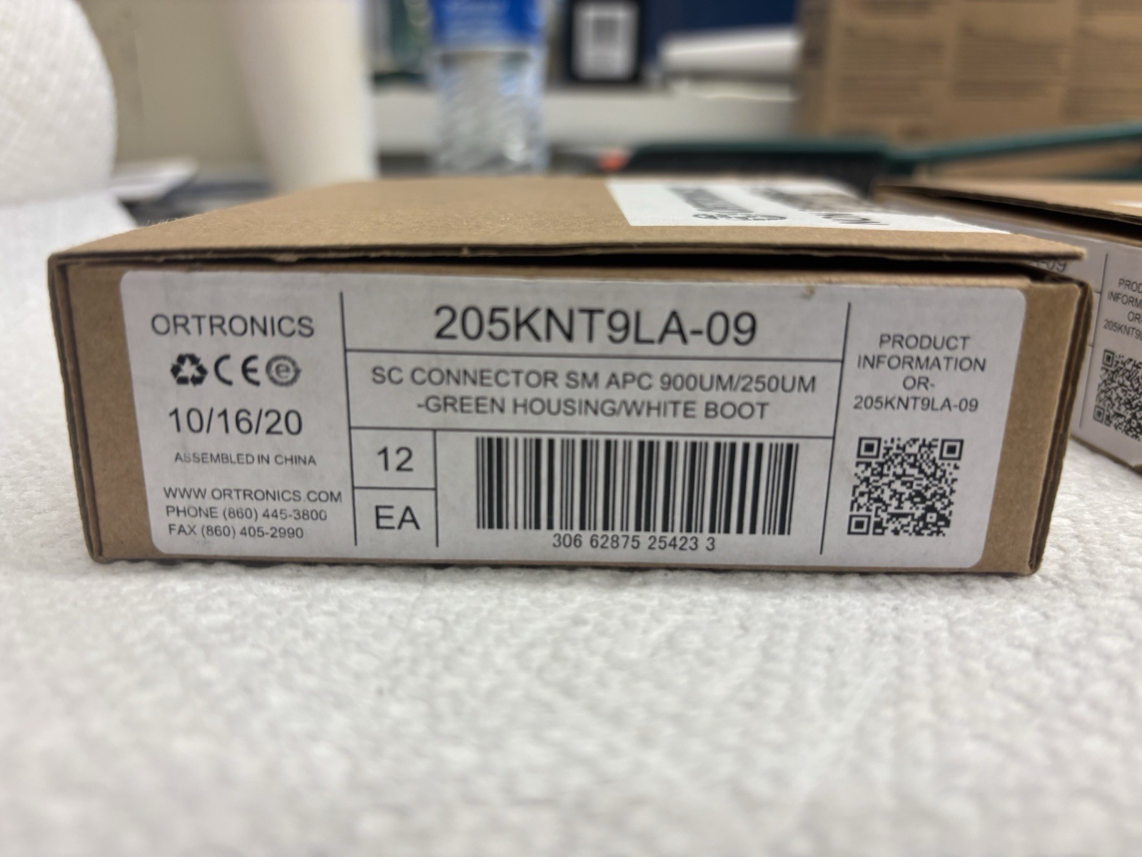 ORTRONICS 205KNT9RA-09 SC PC Reusable Connector SC PC Reusable Single (QTY 2 )