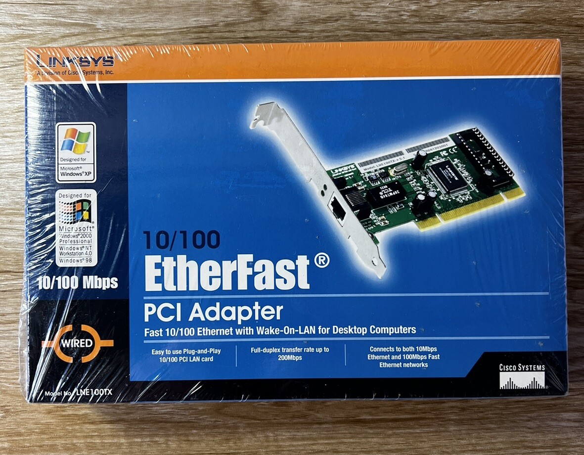 Linksys 10/100 Etherfast PCI Adapter with Wake-on-LAN for Desktop Computers