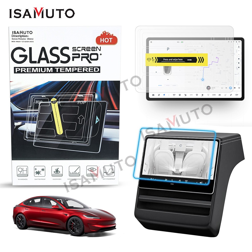 Protector de pantalla de vidrio templado para Tesla Model 3/año 17-2024