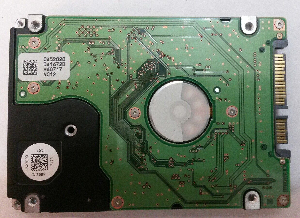HITACHI  HTS541616J9SA00 160GB SATA 2200A5201801 PCB BOARD ONLY 0A58758  DA2740D