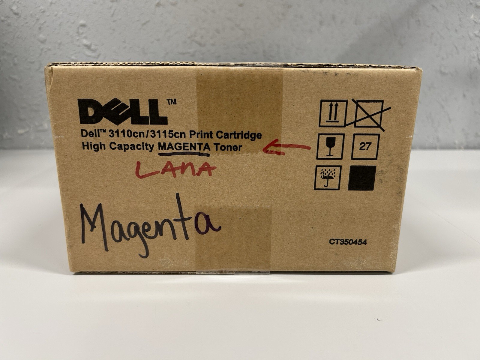 New Genuine Dell Magenta High Yield 3110CN & 3115CN Toner Cartridge RF013