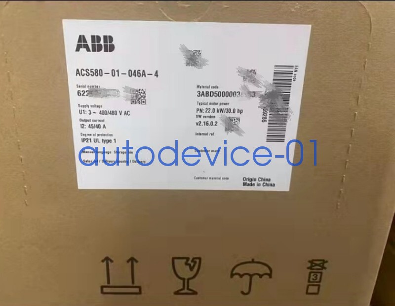 1pc ABB ACS580-01-046A-4 frequency converter 3PH 22KW DHL/FedEx
