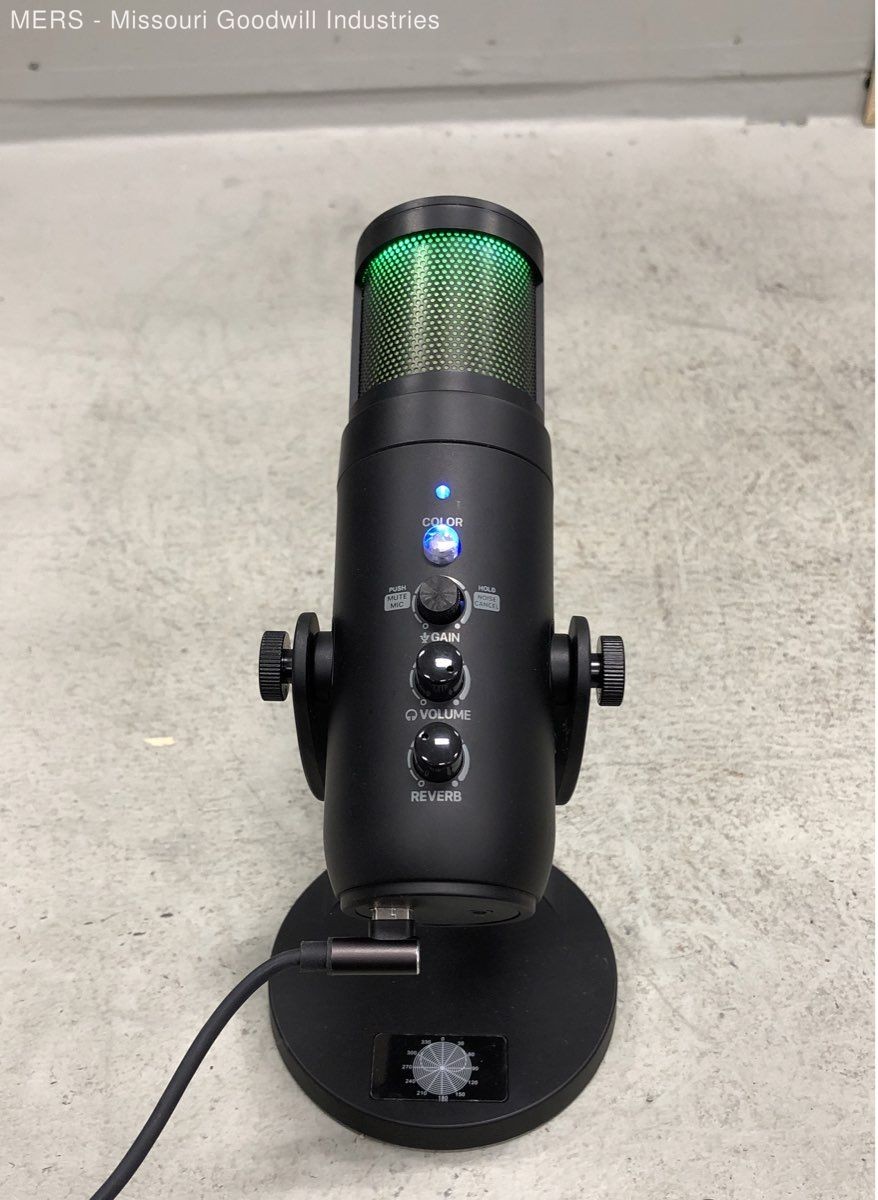 Vivitar VMICRGB02 RGB USB Condenser Microphone Gaming Streaming Podcast