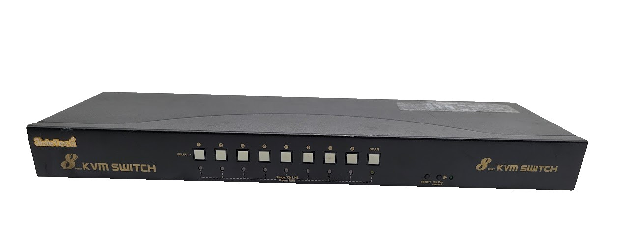 JideTech HDMI USB KVM Switch 8 Port Up to 4K@30Hz Resolution with USB