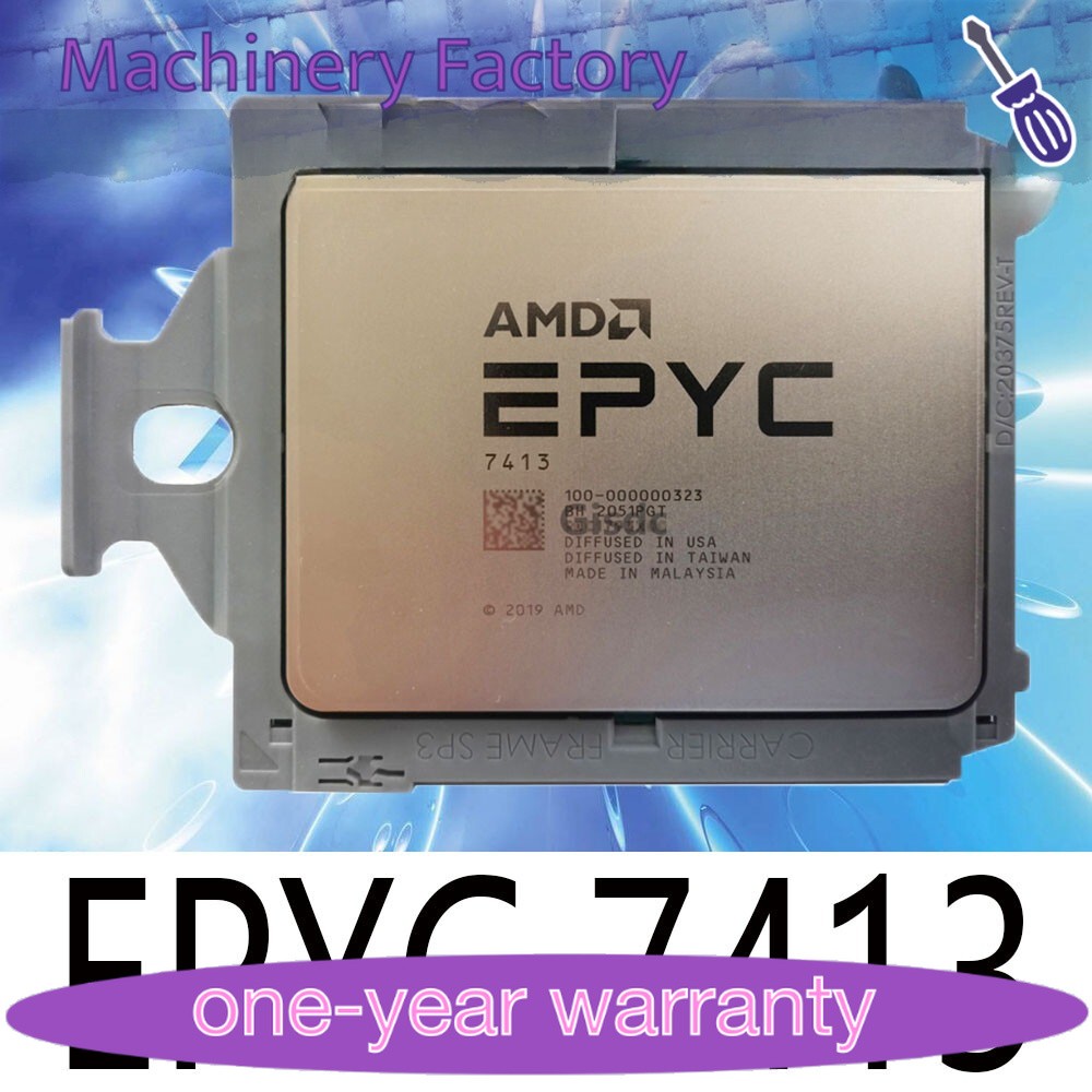 AMD EPYC™ 7413 Milan 2.65GHZ 24 cores 48 threads 180W socket SP3 CPU processor