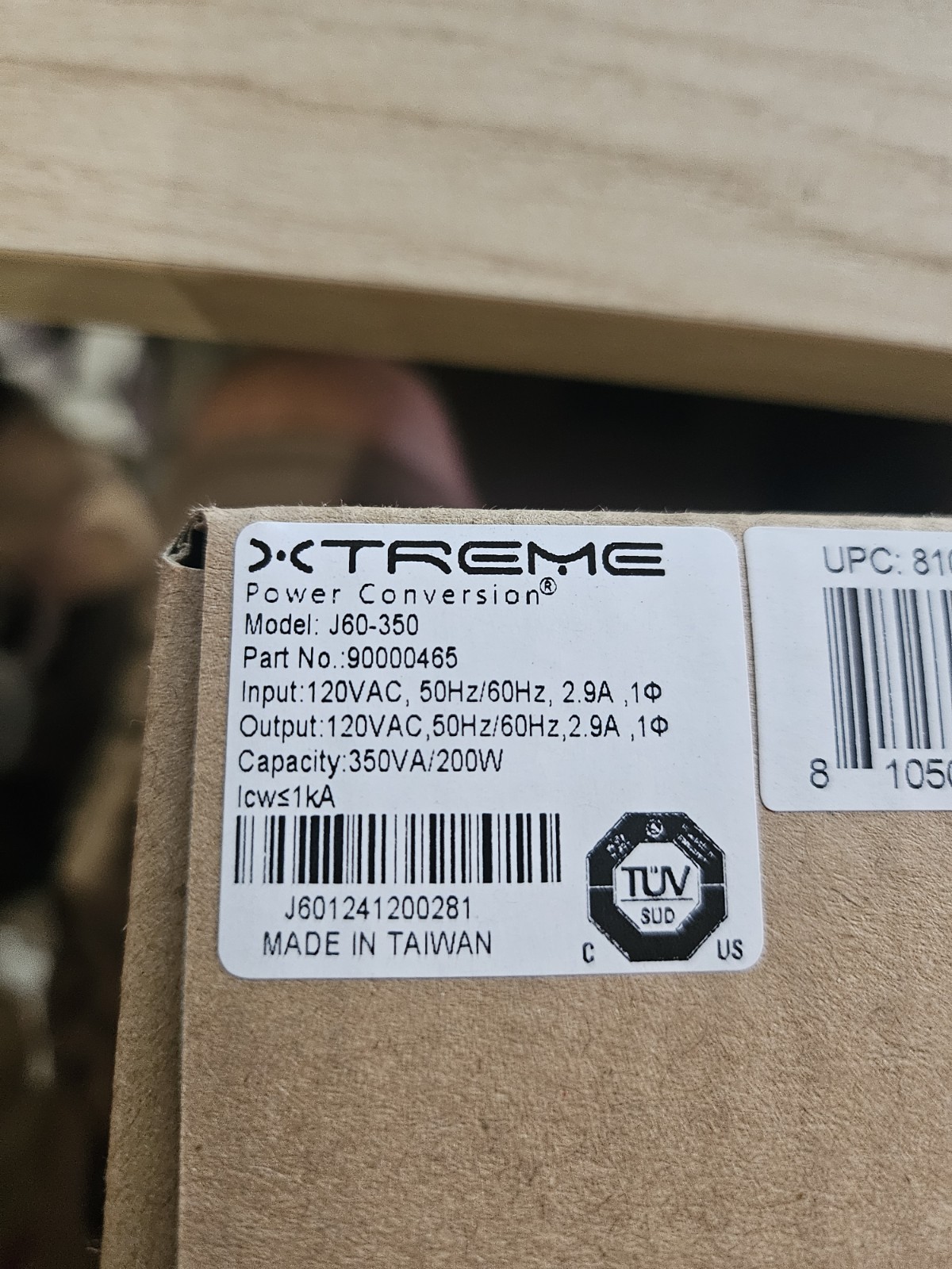 Xtreme J60-350 120V 200W Power Conversion Lithium Ion