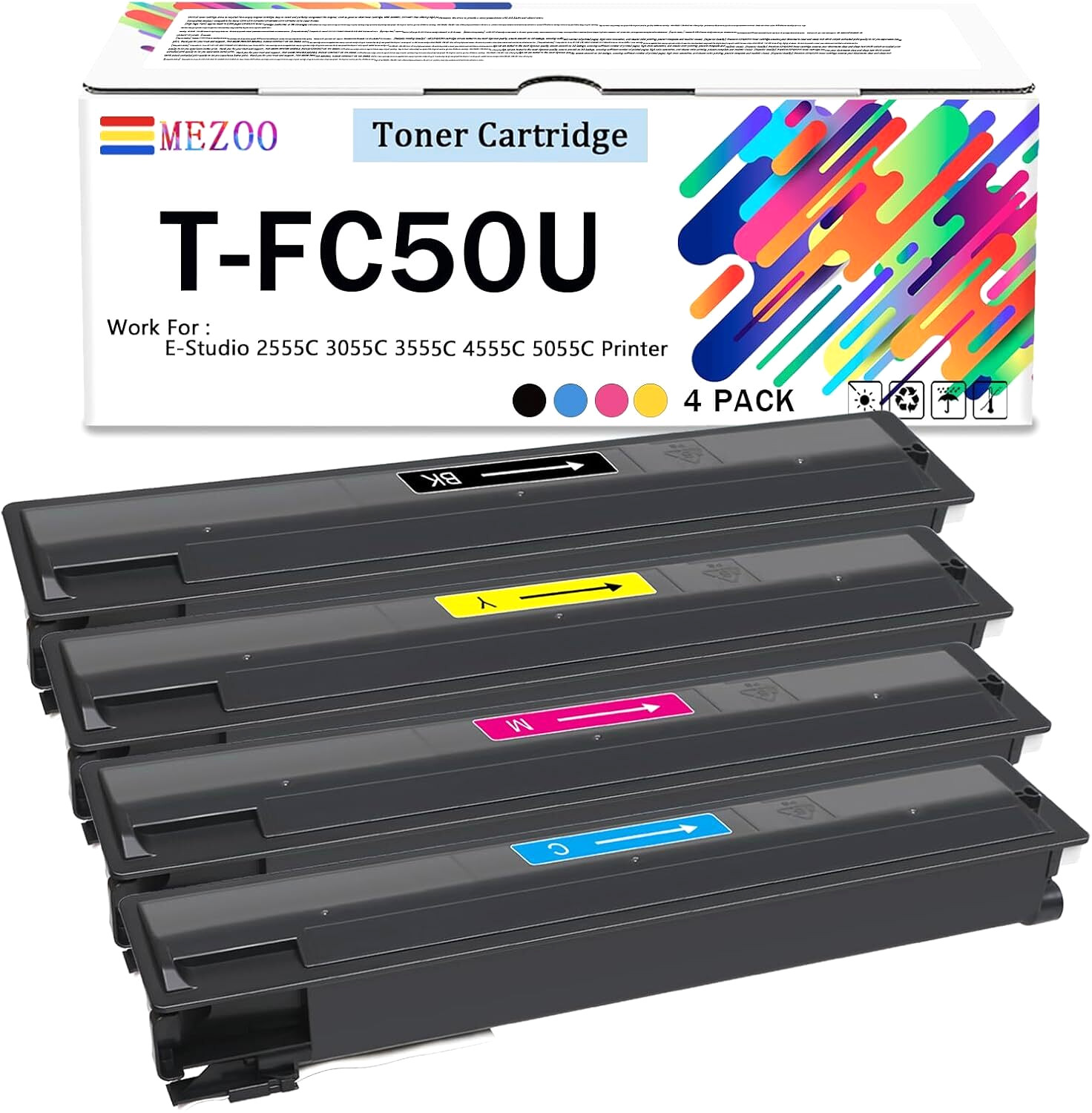 T-FC50U Toner Cartridge for Toshiba E-Studio 2555C, 3055C, 3555C, 4555C & 5055C