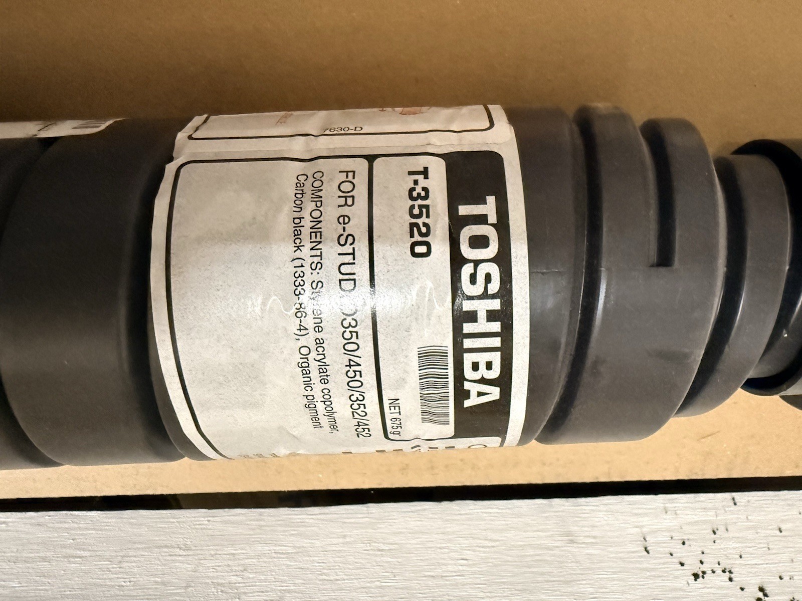Toshiba T-3520 Black Genuine/Original Laser Toner for e-STUDIO 350 450 352 452