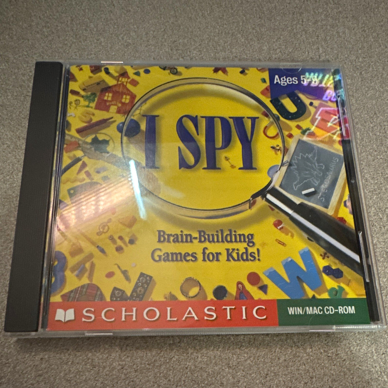 Scholastic I SPY Brain-Building Games for Kids CD-ROM Win 3.1/95 Mac
