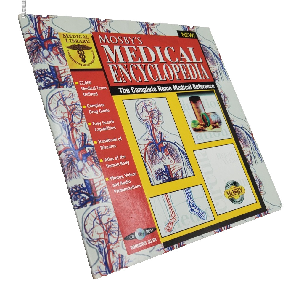 Mosby’s Medical Encyclopedia CD-ROM 1997 Vintage Medical Reference Software NEW