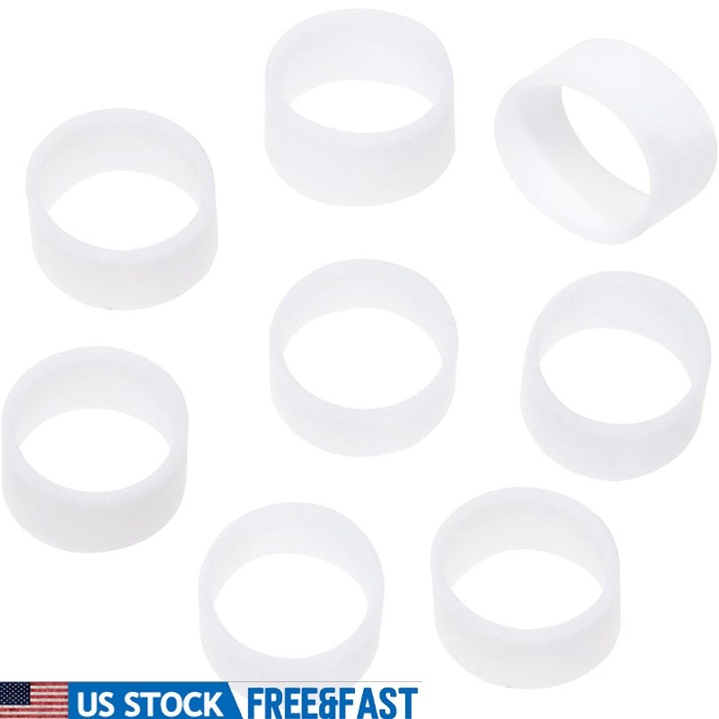 200 Pcs Mini Silicone Cable Ties Rubber Bands Reusable Elastic Wraps Home Office
