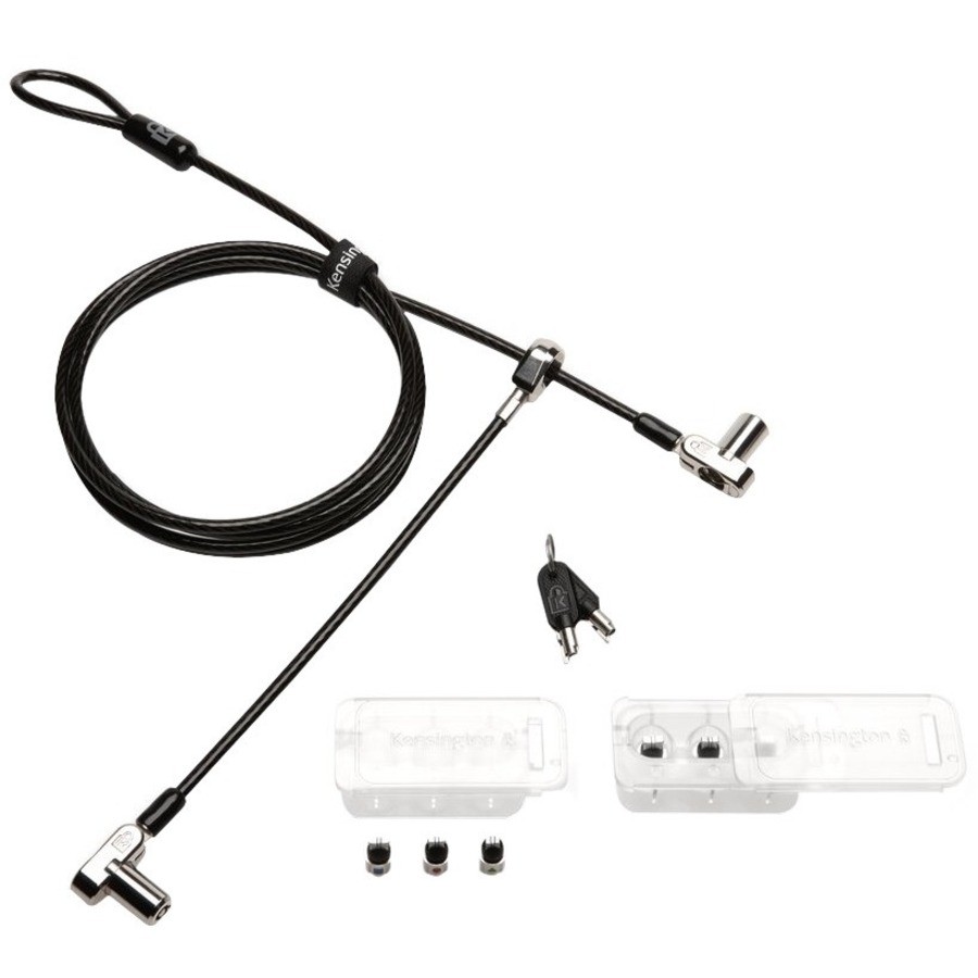 Kensington Universal 3-in-1 Keyed Cable Lock - Twin Lockheads (K63380WW)