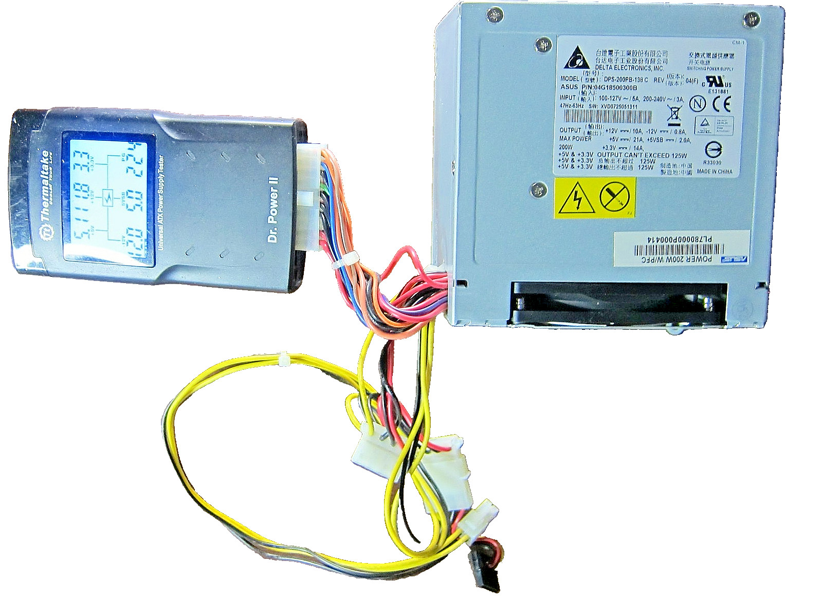 Genuine Delta Electronics DPS-200PB-138 C 200W Switching Power Supply with PFC