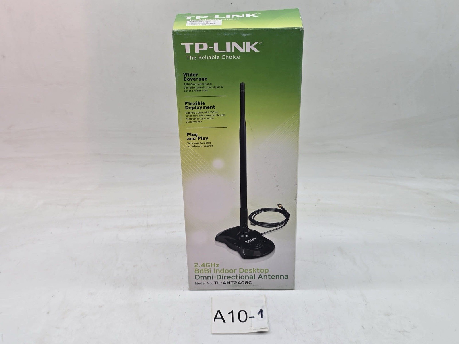 Lot of 2 TP-Link TL-ANT2408C 2.4GHz 8dBi Indoor Desktop Omni Antenna