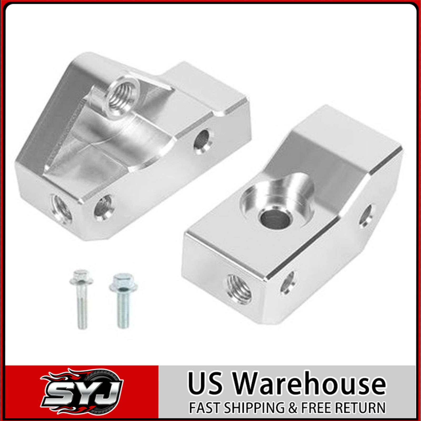 Knock Sensor Relocation Brackets Compatible with 1997-2007 GM LS Gen 3 Engines