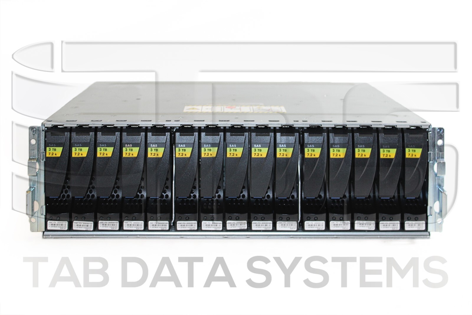 EMC VNX6GDAE15 V31-DAE-N-15 w/ 15x V3-VS07-030 3TB 7.2K SAS Hard Drive 