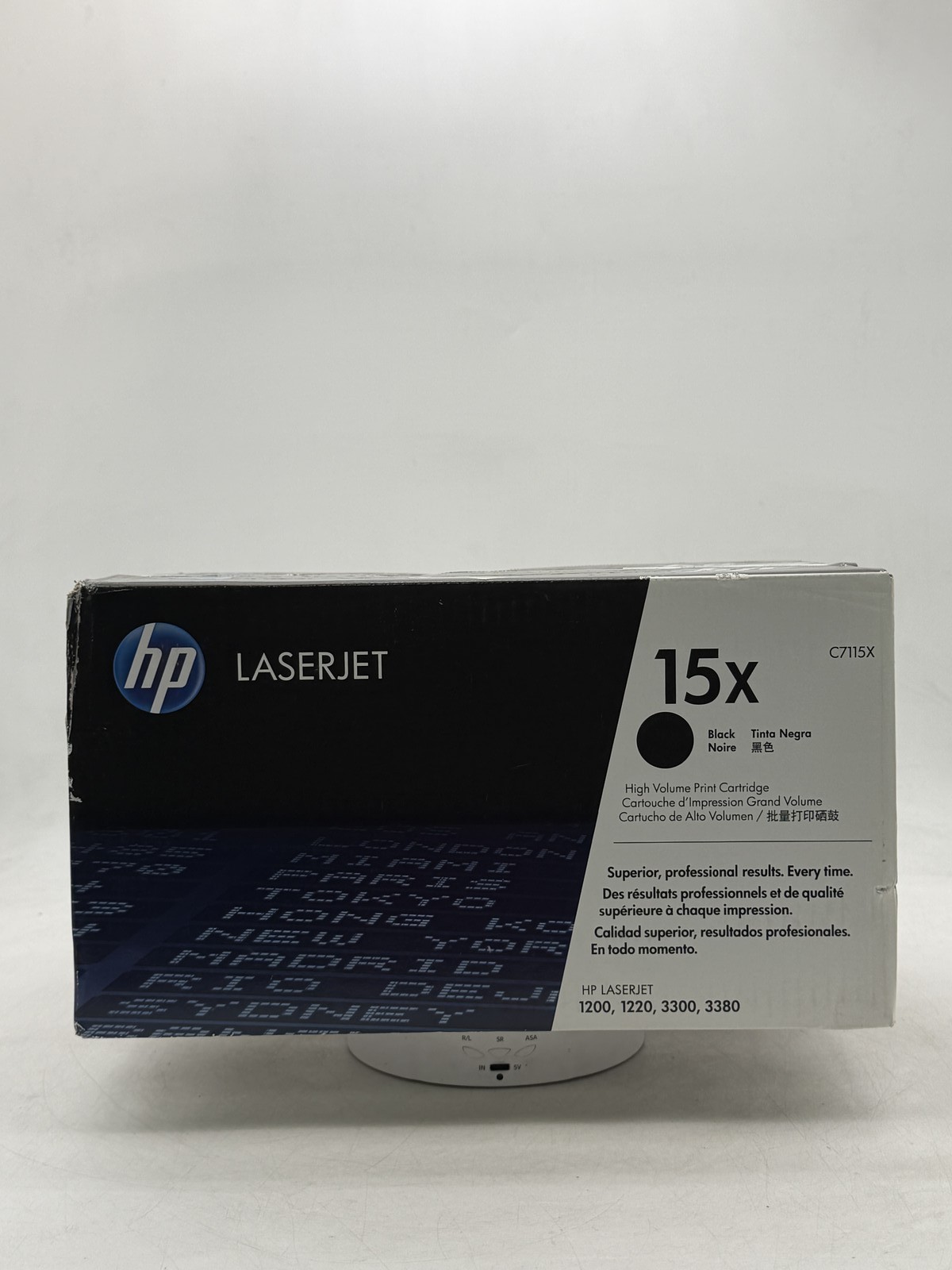 Lot of 2 NEW Genuine HP 15X Black High Volume Toner (C7115X)