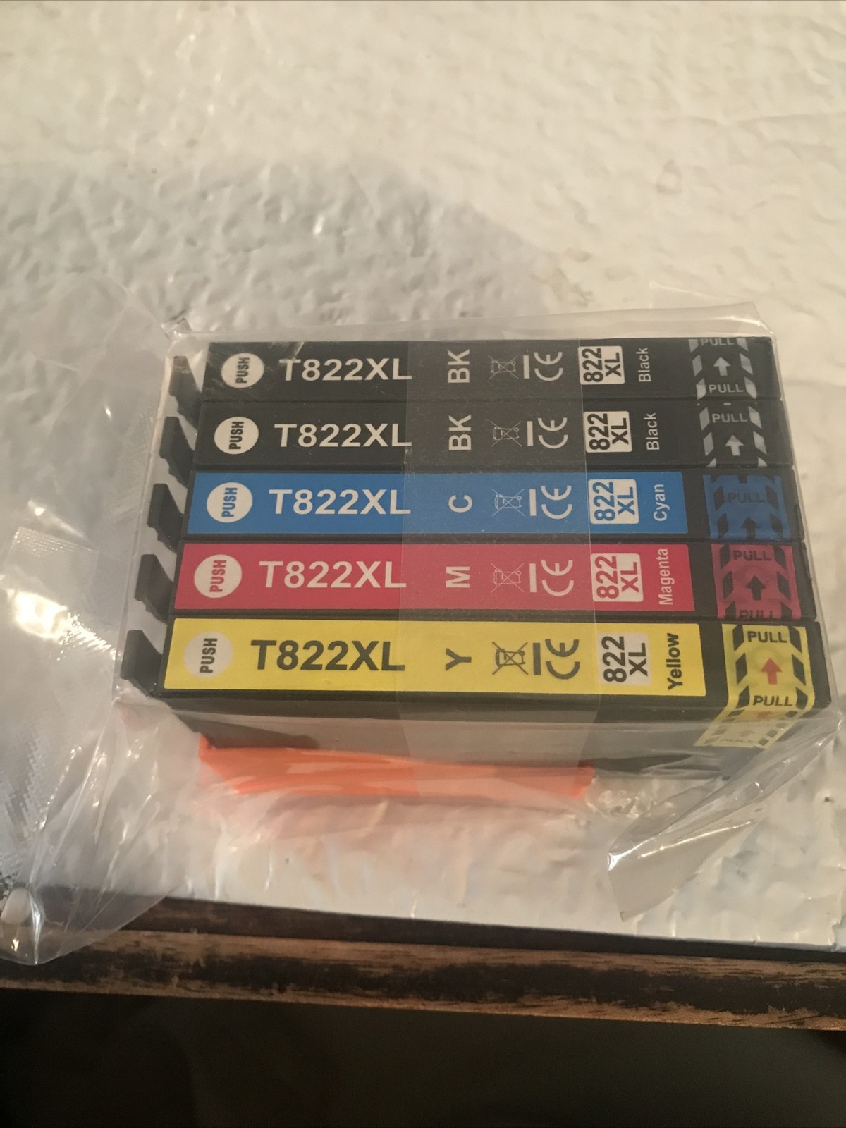 T822XL Ink Cartridge Set - Cyan, Magenta, Yellow, 2x Black