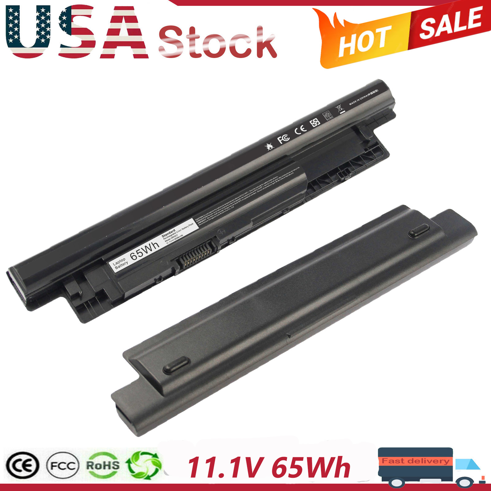 XCMRD MR90Y BATTERY FOR DELL Inspiron 3421 5421 15-3521 5521 Latitude 3440 3540