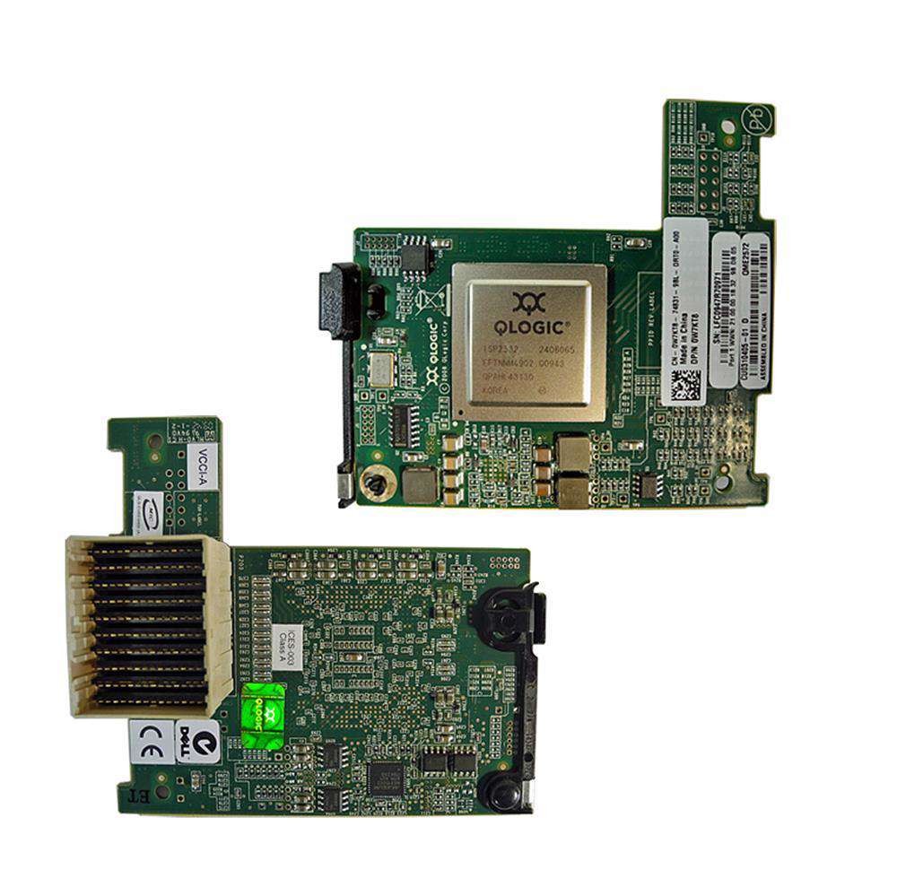 DELL QLogic QME2572 8Gb Fibre Channel Mezzanine Card for BladeCenter 0YKR24 M620