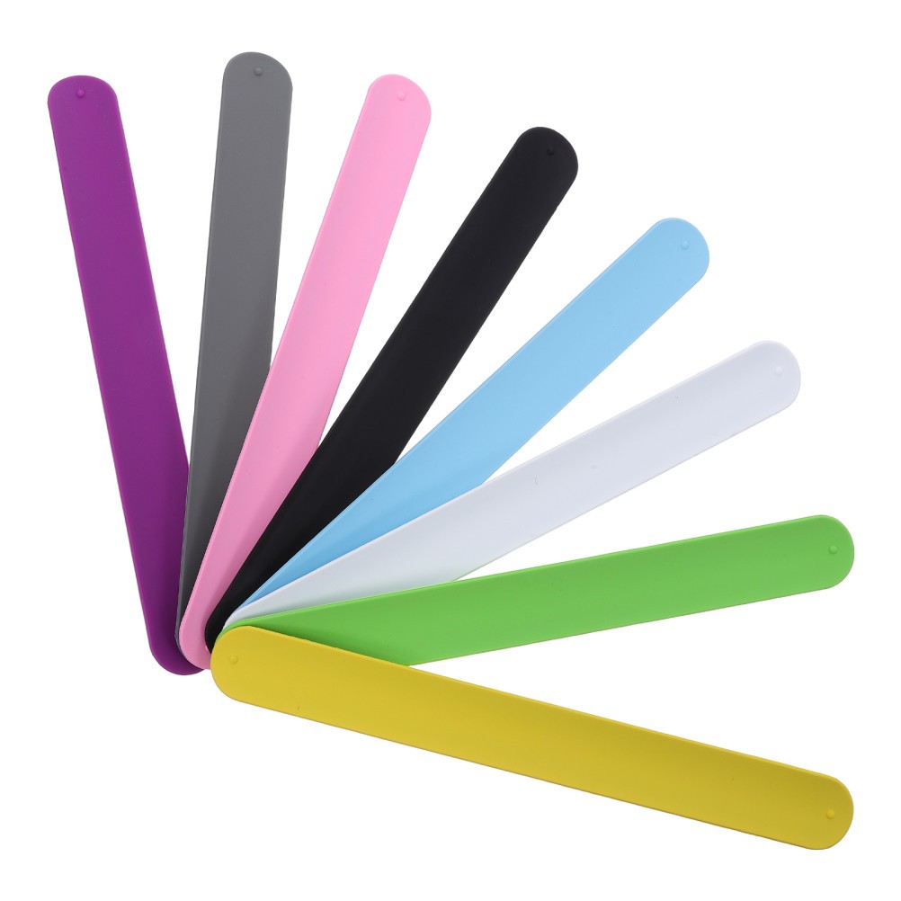 8pcs Wrapping Paper Holder Clips Silicone Slap Bands Clamps